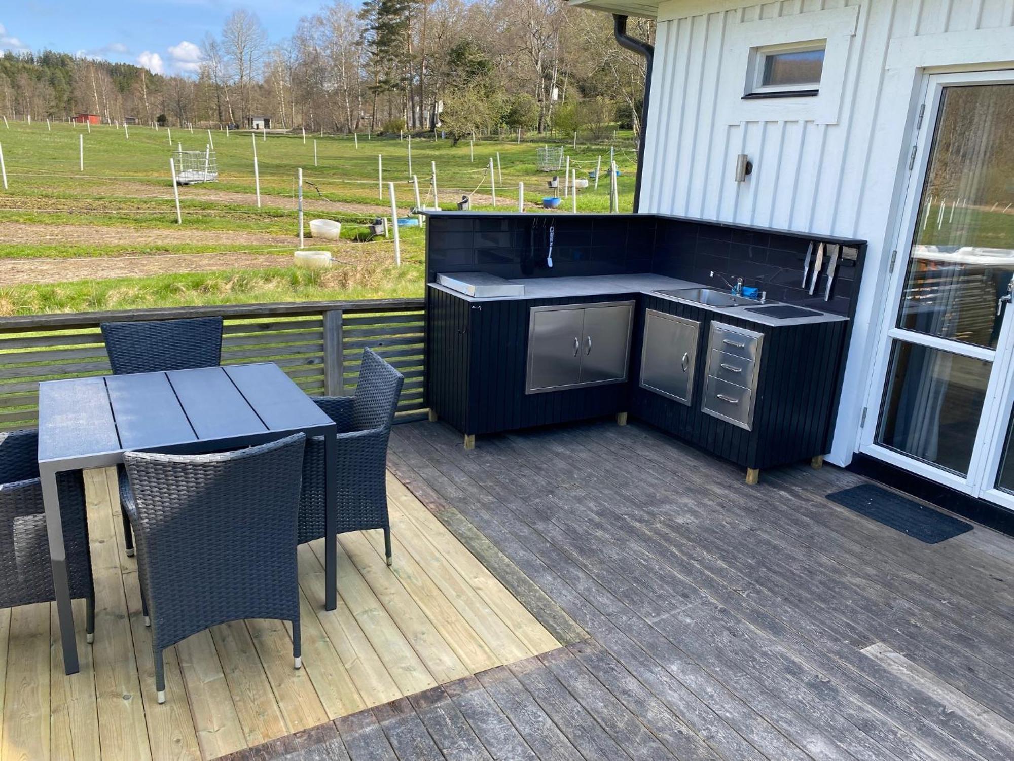 Skedala Horsefarm Apartment Халмщад Екстериор снимка